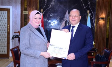 تكريم المهندسة نهال المغربي 