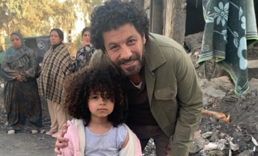 الطفلة الفسطينية سيلا من كواليس (صحاب الأرض)