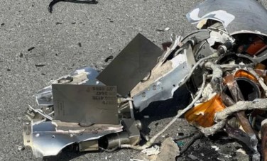 سقطت شظايا الصواريخ في مناطق متفرقة من أبوظبي