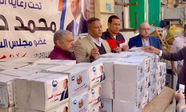 قسم كرموز توزيع كميات كبيرة من المواد الغذائية على أهالي كرموز