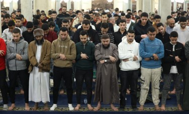 صلاة التراويح فى الجامع الأزهر 