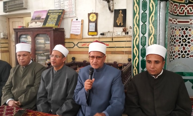 وكيل أوقاف سوهاج  يبحث استعدادات استقبال شهر رمضان 