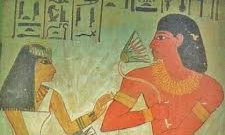 صورة تعبر عن الحب عند المصريين القدماء