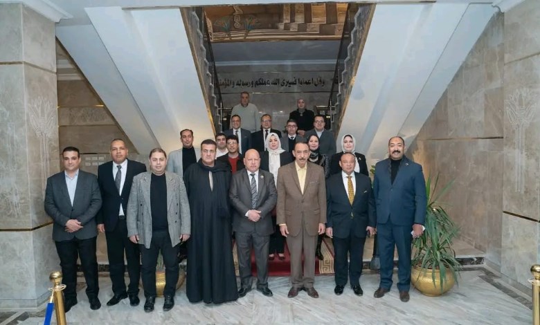 قام وفد من أمانة حزب مستقبل وطن بمحافظة سوهاج