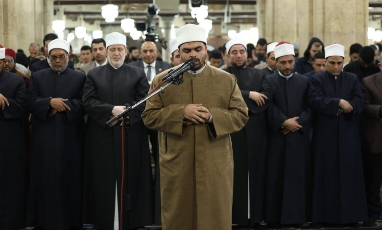 صلاة القيام بالجامع الأزهر 