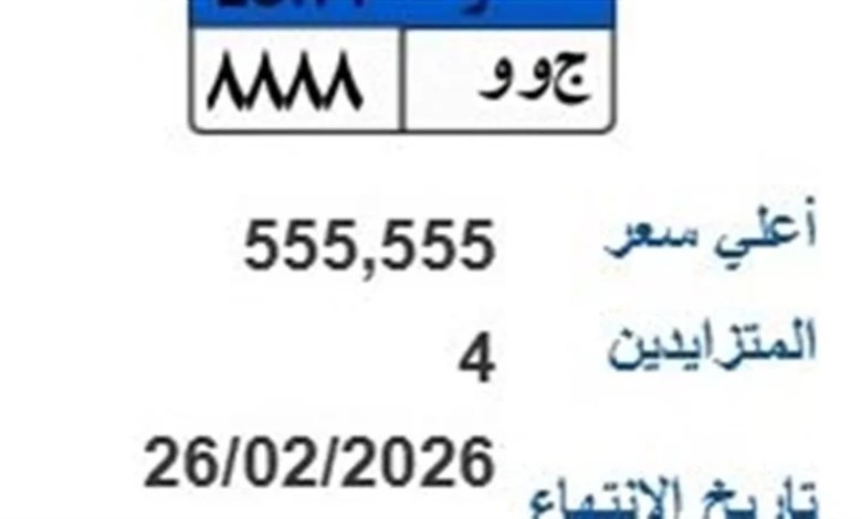 لوحة مرور