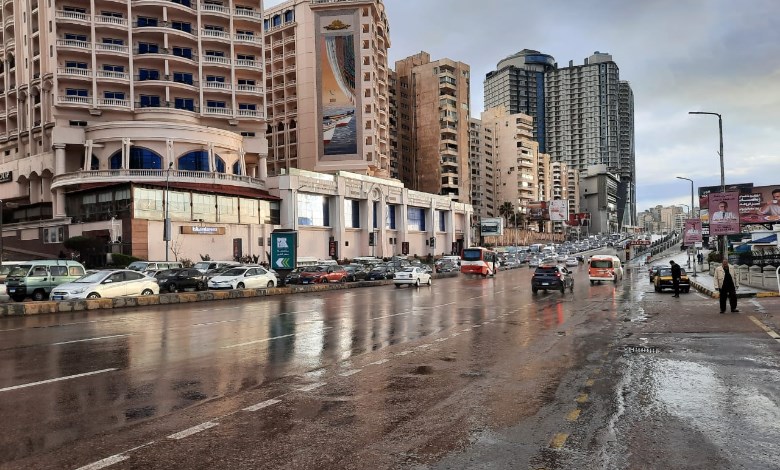 متابعة أمطار الإسكندرية 