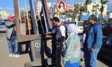 المهندسة إيمان عباس رئيس حي وسط الإسكندرية 