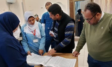 مرور ميداني بمستشفى البلينا المركزي
