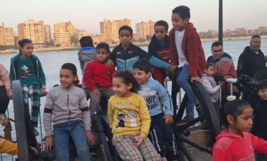 فرحة أطفال سوهاج بشهر رمضان 