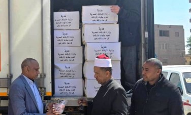توزيع 5 طن لحوم بسوهاج 