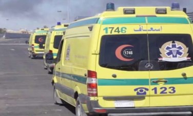 إصابة 5 أشخاص بحادث تصادم بسوهاج 
