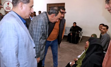 اللواء طارق راشد محافظ سوهاج بجولة ميدانية بمركز البلينا 