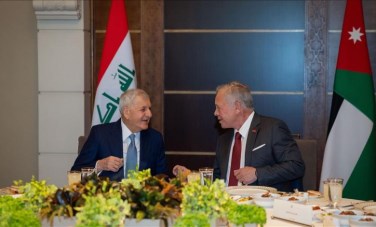 ملك الأردن والرئيس العراقي