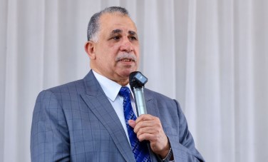  الدكتور عبدالحليم علام نقيب المحامين خلال كلمته في جلسة حلف اليمين بسوهاج
