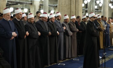صلاة التراويح فى الجامع الأزهر 