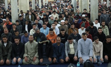 صلاة التراويح فى الجامع الأزهر 