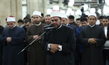 صلاة التراويح فى الجامع الأزهر 