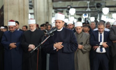 صلاة التراويح فى الجامع الأزهر 