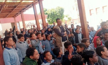 من قصر ثقافة بهاء طاهر بمدرسة مصطفي كامل المشتركة 