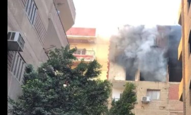 جانب من الحريق 
