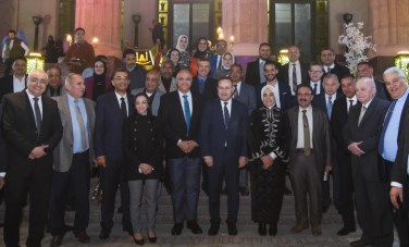محافظ الإسكندرية يشارك في افطار كلية الهندسة