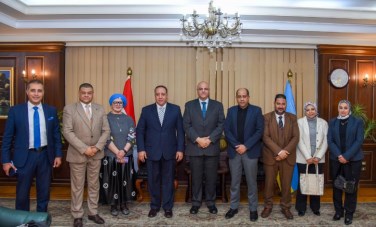 زيارة مجلس نقابة الصحفيين الفرعية بالإسكندرية للمحافظة