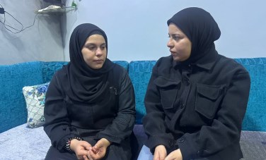 محررة اليوم مع زوجة المجني عليه 