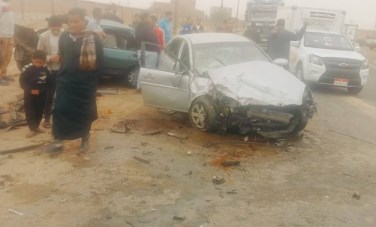 مصرع شخص وإصابة 3 آخرين 