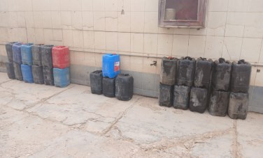ضبط كمية من الوقود قبل بيعها بالسوق السوداء 