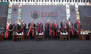 حفل تخرج طلاب جامعة سفنكس بمدينة أسيوط الجديدة