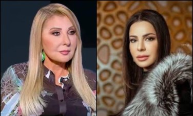 الفنانة نادية الجندي والفنانة فريال يوسف