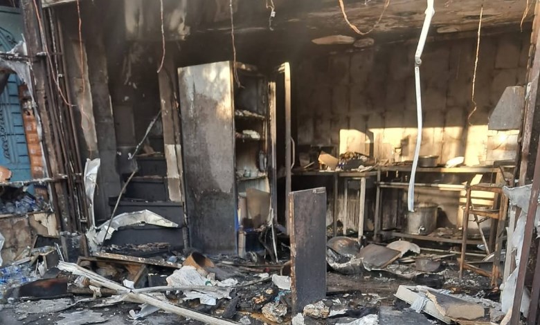 حريق بمطعم شهير في الحضرة بالإسكندرية