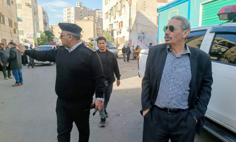 رئيس حي شرق والعميد إسلام عطية 