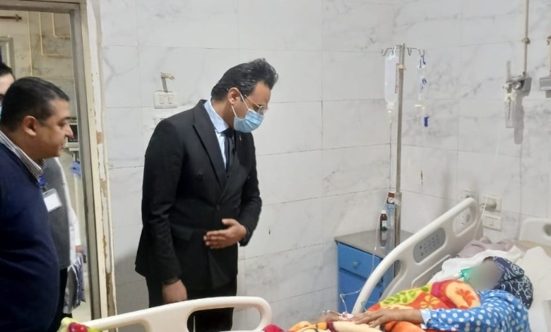 وكيل وزارة الصحة بسوهاج بجولة مفاجئة بمستشفى الحميات
