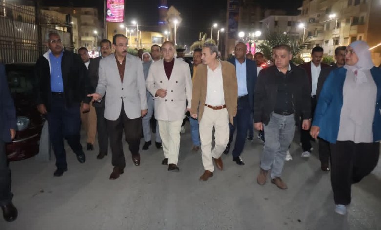 اللواء طارق راشد ونائبه بجولة ميدانية بسوهاج 