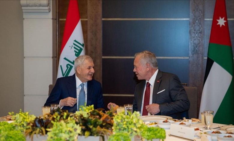 ملك الأردن والرئيس العراقي
