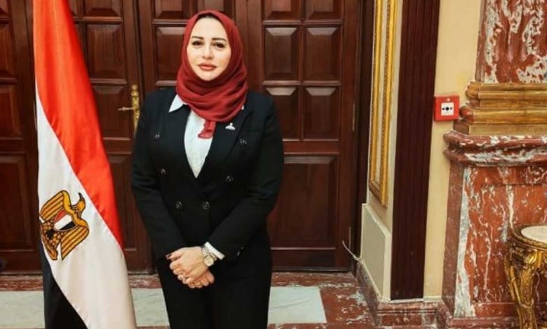 النائبة شيرين صبري، عضو مجلس الشيوخ