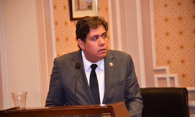 النائب أحمد عبد اللاه عضو مجلس الشيوخ