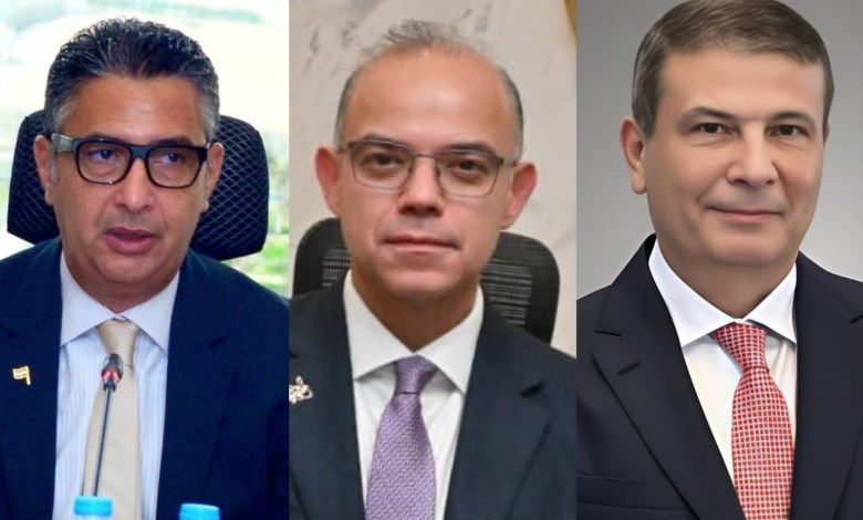 وزراء الزراعة والتموين والتجارة والصناعة