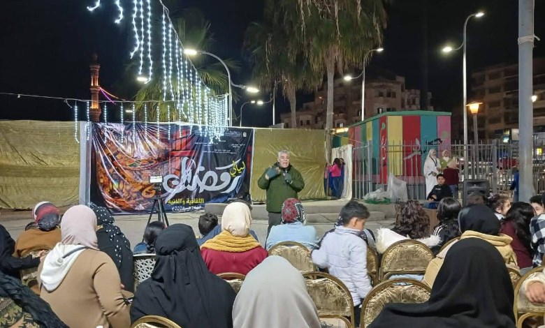 فعاليات من حديقة بنت الشاطئ بدمياط
