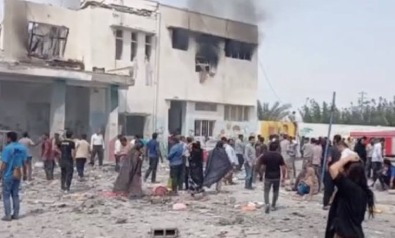 أثار الهجوم على المدن الإيرانية