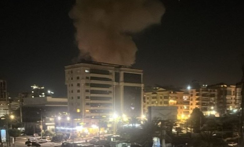 قصف منطقة الجناح جنوبي بيروت