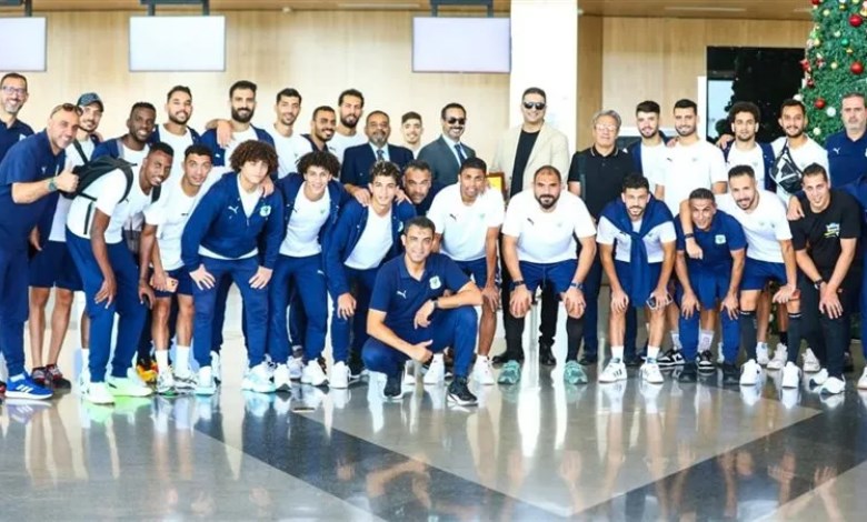  المؤتمر الفني لتنسيقي لمباراة المصري شباب بلوزداد