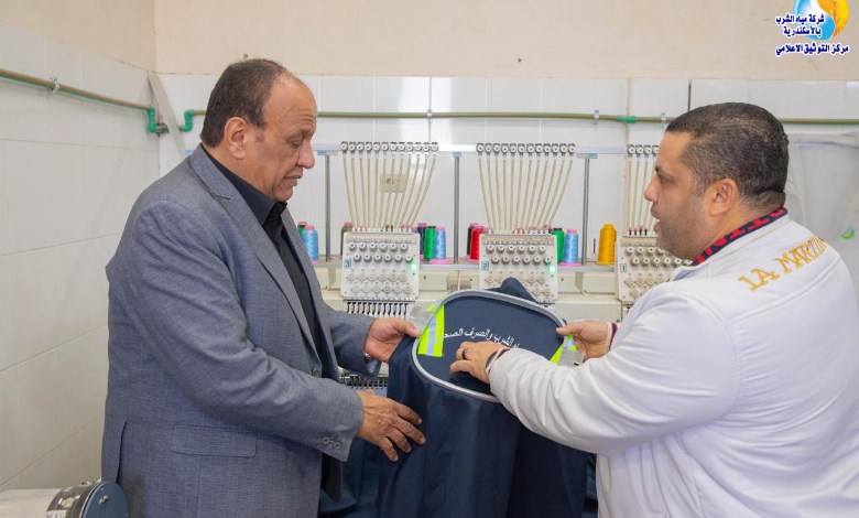 جولة رئيس شركة مياه الشرب بالإسكندرية