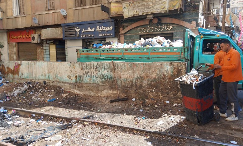 جمع المخلفات بالإسكندربة