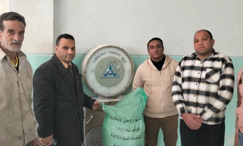 وكيل وزارة التموين بالإسكندرية في حملة تموينية 