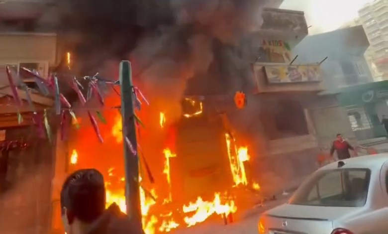 السيطرة على حريق بمطعم في الإسكندرية 