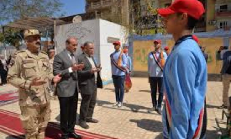 محافظ أسيوط يزور مدرسة ناصر العسكرية