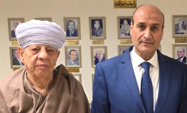 الشيخ ياسين التهامى وزيارته محافظ اسيوط 